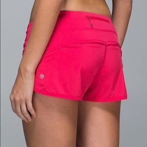 lululemon run speed shorts boom juice